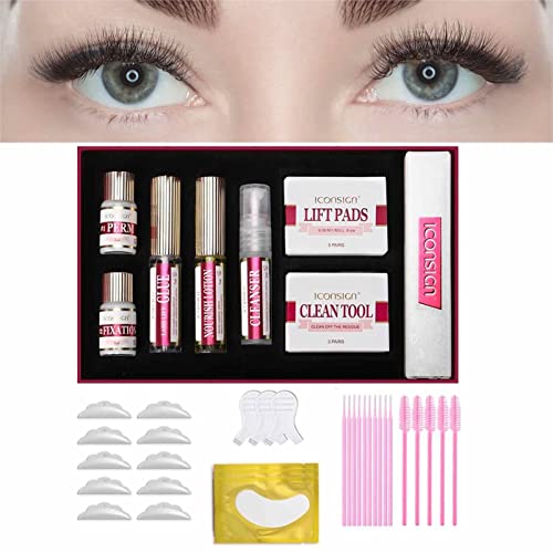 Xiaocao Lash Lift Kit, Lash Lifting en Curling Set, Semi Permanente Salon Schoonheid Apparatuur Curling en Permanenten Set Wave Lash Lift Extension voor Thuis Wimper Schoonheid