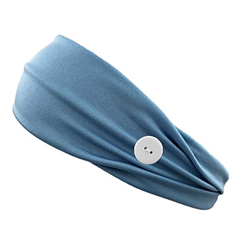 WESEEDOO Zweet Hoofdband Zweetbandjes Voor Mannen Hoofdband Dames Hoofdbanden Hoofd Bands Man Haarband Zweetband Haarbanden Voor Mannen Hoofd Band light blue,1