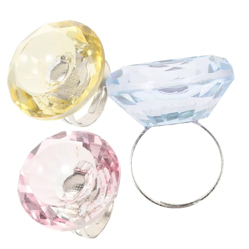 FRCOLOR 3 stuks wimpers ring beker houder voor wimperlijm tatoeëerverf ringbeker ring beker make-up pigmentbeker lijmbeker voor wimperverlenging wimperlijm beker kristal