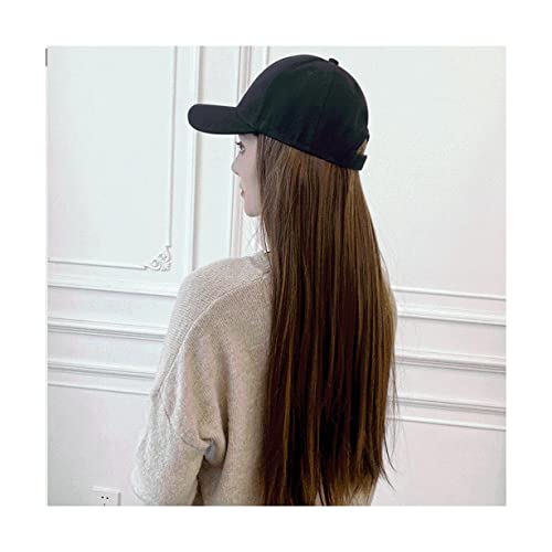 LUKERY mooie pruik Pruik Cap Een Vrouw Lang Haar Natuurlijke Haarband Haarhoed Krullend Haar Modellering Echt Haar Dame Pony Simulatie Voor Uw Dagelijks Leven pruiken