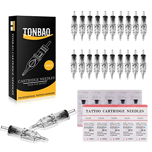 TONBAO Cartridge naalden  20 stuks Cartridges naalden 11 Round Liner for Machine Pen (1211RL)