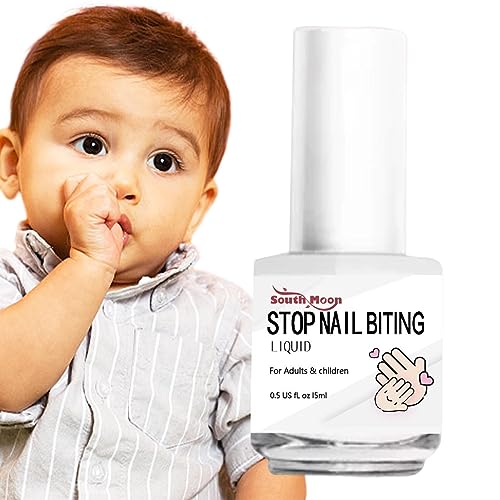 Geruwam Nagelbijtende stop   Anti-nagelbijtlak Nagelbitter, duimzuigstop voor kinderen, anti-duimzuigen, preventie van nagelbijten, 15 ml voor kinderen en volwassenen