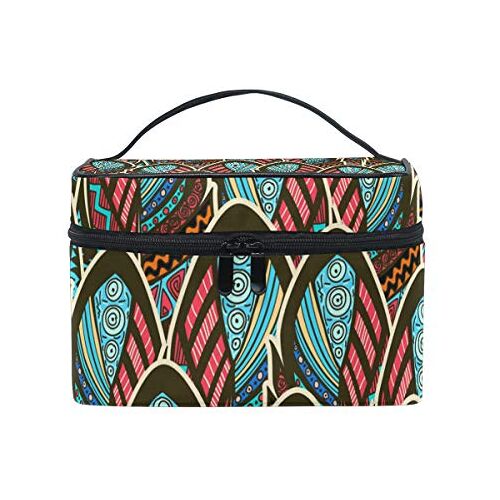 MALPLENA Boho Style Veren make-up tas en koffers Cosmetische Tassen