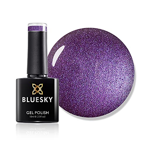 Bluesky Oulac UV LED gel oplosbare nagellak paars, 1 x 10 ml