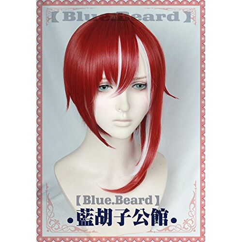 FZYUYU -Wig Anime Cosplay () ES Idol fantasie fantasie totaal rood wit plukken COS pseudo