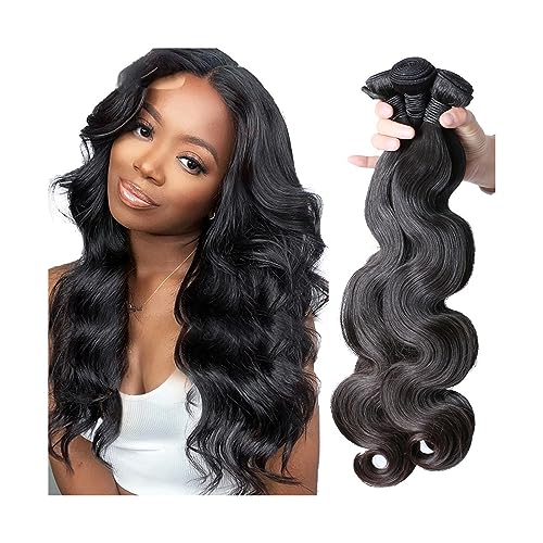 FUHAI-666 Bundels van echt haar Body Wave Bundels Natuurlijke Kleur bundels 1/3/4 Bundel Bundels Braziliaans Haar Body Wave Bundels 100% Human Hair Extensions Bundels haarbundel/haarextensies (Size : 18 18 18