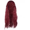 POWHA Curly Human Hair Wig Glueless Lace Front Human Hair Lace Front Red