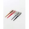LUTTMANN ® Borstels met noppen in 4 verschillende kleuren voor pruiken, extensions, haarstukjes, toupets kunsthaar en echt haar (wit)