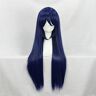 LINLINCD Sonoda Umi Cosplay pruik liefdesleven! Sonoda Umi gemengd blauw 80 cm lang hittebestendig haar Cosplay kostuum pruik + gratis pruik cap