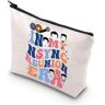 MYSOMY Muziek Band Make-up Tas Muziek Groep Fans Geschenken in Mijn Reunion Era Muziekband Rits Pouch Muziekband Merchandise, In mijn tijdperk van Nsync Reunion