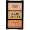 MUA Light Lustre Highlighter Palette Golden Delights