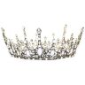 Lurrose Optocht Tiara Feest Optocht Kronen Schoonheidskoningin Prinses Bruiloft Haaraccessoires Voor Vrouwen Diamanten Hoofddeksel Kristallen Hoofddeksel Kroon Vintage Bruid Hoofdband