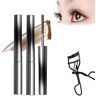 ARZARF Vervaci Iron Rod Mascara, Vervaci Mascara, Metal Rod Mascara, Novafy Iron Wand Mascara, Nour Iron Wand Mascara, 3D Curling Eyelash Iron Strong Mascara Waterproof, (Color : Brown 2PCS)