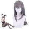 EQWR Cosplay Wig Rascal Boy Will Not Dream of Bunny Girl Senpai Mai Sakurajima