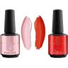 Shayenne Set van 2 uv-gelnagellak 9 Blush Rose Pink 15 ml + 29 Luxury Red Red Red 15 ml UV LED lamp kleurlak gellak nagellak nagellak nagellak Shellac (30 ml)