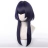 sPeesy Anime Game Genshin Impact Candace Cosplay Pruik Kerstmis Party Paars Blauw Haar Halloween Party Accessoires Pruiken