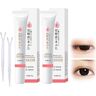 ZSENSO Double Eyelid Styling Cream, Double Eyelid Shaping Cream, Waterproof Double-fold Eyelids Cream, Double Eyelid Cream with Y Stick, Double Eyelid Shaping Cream Invisible Eyelid Cream (2PCS)