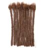 ALOEU Extensions 10-40 inch 40 strengen echt haar met naald voor mannen/vrouwen (maat: 40 strengen, kleur: 30 24 inch)