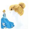 GJBXP Halloween Assepoester Prinses Gouden Cosplay Pruiken Klassieke Assepoester Updo Stijl Rollenspel Kostuum Pruik One Size Assepoester