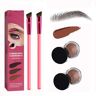 cookx Home Eyebrow Care Kit 4D Laminated, Captivasy 4D Laminated Eyebrow Home Grooming Kit,4D Laminated Brow Grooming Kit, 4D Laminated Brow Home-Grooming Kit (Brown*2)