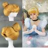 GJBXP Halloween Vrouwen Assepoester Prinses Pruik Blonde pruik Rollenspel Klassiek Assepoester Opgestoken Stijl rollenspel haar kostuums One Size Assepoester