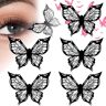 Varyhoone Butterfly Eyeliner Stencil,Butterfly Eyeliner Stamp,Reusable and Flexible Eyeliner Stamp,Eyeliner Stencils for Eyes Wing,Winged Eyeliner Tool,Butterfly Stencil Eyeliner Tool (5pcs)