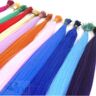 RemyHaar.eu Kleurrijke strengen Color gekleurde strengen I-Tip 0,4g kleureffecten haarverlenging kunsthaar Color Mix, 20 strengen
