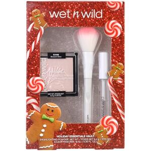 Wet n Wild Holiday Essentials Vault, Make-Up Geschenkset Met Mascara Gel Voor Wimpers En Wenkbrauwen, Highlighter Poeder En Kwast Wet n Wild Holiday Essentials Vault, Make-Up Geschenkset Met Mascara Gel Voor Wimpers En Wenkbrauwen, Highlighter Poeder En Kwast