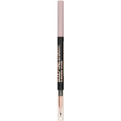 MAYBELLINE New York Sculpting Stix 2-in-1 eyeliner, gemakkelijk mengbare looks, tot 24 uur houvast dankzij contourkleur, kleur: Black Blur MAYBELLINE New York Sculpting Stix 2-in-1 eyeliner, gemakkelijk mengbare looks, tot 24 uur houvast dankzij contourkleur, kleur: Black Blur