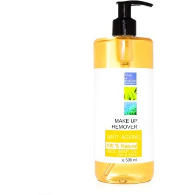 bleu & marine Bretania Waterbestendige make-up remover rijstzemelolie 500 ml 100% natuurlijke haarolie reiniging gezicht en ogen gezichtsreiniging plantaardige rijstkeramische behandeling tegen striae bleu & marine Bretania Waterbestendige make-up remover rijstzemelolie 500 ml 100% natuurlijke haarolie reiniging gezicht en ogen gezichtsreiniging plantaardige rijstkeramische behandeling tegen striae