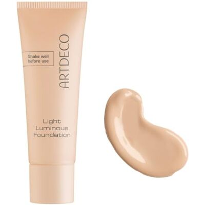 Artdeco Light Luminous Foundation, lichte vloeibare foundation met natuurlijke afwerking en bescherming tegen blauw licht, 1 x 25 ml Artdeco Light Luminous Foundation, lichte vloeibare foundation met natuurlijke afwerking en bescherming tegen blauw licht, 1 x 25 ml