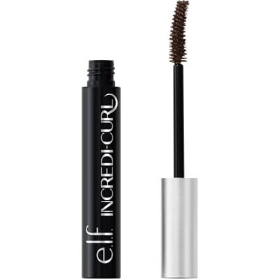 e.l.f. Incredi-Curl Mascara, volumegevende mascara voor een opvallende, langdurige, omhoogstaande krul, veegvaste formule, veganistisch en dierproefvrij, Dark Brown e.l.f. Incredi-Curl Mascara, volumegevende mascara voor een opvallende, langdurige, omhoogstaande krul, veegvaste formule, veganistisch en dierproefvrij, Dark Brown