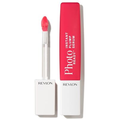 REVLON PhotoReady Instant Plump Serum Gloss, Lip Plumping Gloss, Instant Volumizing Effect, Moisturizing Formula, Lip Smoother, Hyaluronzuur, 004 Bring the Zing, 5 ml REVLON PhotoReady Instant Plump Serum Gloss, Lip Plumping Gloss, Instant Volumizing Effect, Moisturizing Formula, Lip Smoother, Hyaluronzuur, 004 Bring the Zing, 5 ml
