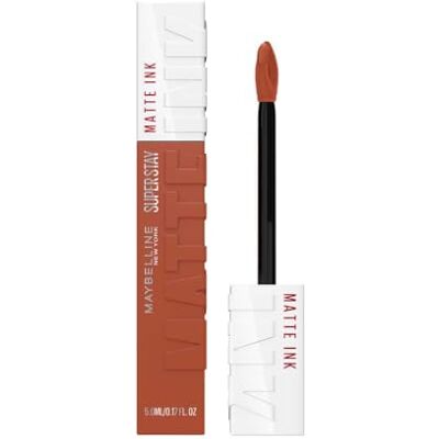 MAYBELLINE New York Super Stay Matte Ink, vloeibaar, mat en langdurig, nr. 500 Insider, 5 ml MAYBELLINE New York Super Stay Matte Ink, vloeibaar, mat en langdurig, nr. 500 Insider, 5 ml