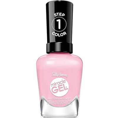 Sally Hansen Miracle Gel Supercharged Pinks, Blush Crush, Nagellak, Color Grip Complex, Langhoudend, 14,7 ml Sally Hansen Miracle Gel Supercharged Pinks, Blush Crush, Nagellak, Color Grip Complex, Langhoudend, 14,7 ml