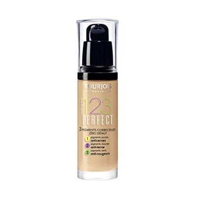 Bourjois 123 PERFECT vloeibare foundation, 055 Beige Fonce, 30 ml Bourjois 123 PERFECT vloeibare foundation, 055 Beige Fonce, 30 ml