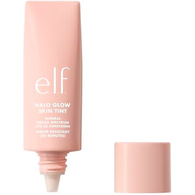 e.l.f. Halo Glow Skin Tint SPF 50, gekleurde moisturizer voor lichte, opbouwbare dekking, voor een natuurlijke glow, veganistisch en dierproefvrij, 13 Deep Neutral e.l.f. Halo Glow Skin Tint SPF 50, gekleurde moisturizer voor lichte, opbouwbare dekking, voor een natuurlijke glow, veganistisch en dierproefvrij, 13 Deep Neutral