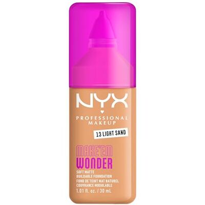 NYX Professional Makeup Make ‘Em Wonder Light Sand Foundation NYX Professional Makeup Make ‘Em Wonder Light Sand Foundation