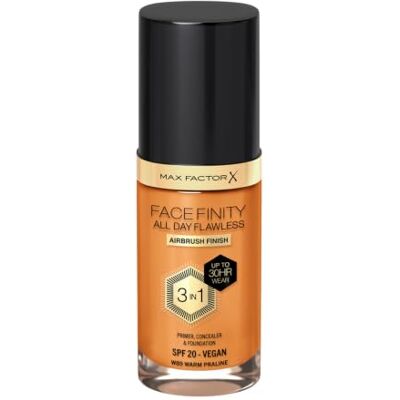 Max Factor Facefinity All Day Flawless Foundation W89 Warm Praline 34 ml Max Factor Facefinity All Day Flawless Foundation W89 Warm Praline 34 ml