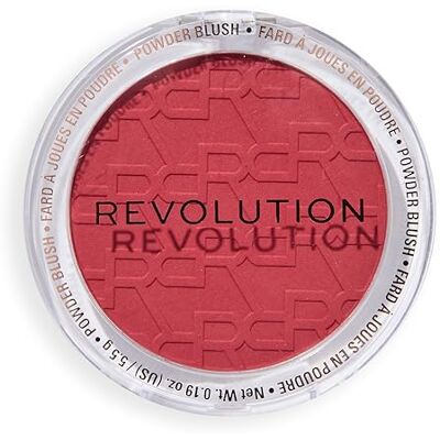 Revolution Beauty London Revolution Blusher Reloaded, Airbrush-Effect, Opbouwbare Blush, Zachte Matte Finish, Vegan & Dierproefvrij, Rose Kiss, 7.5g Revolution Beauty London Revolution Blusher Reloaded, Airbrush-Effect, Opbouwbare Blush, Zachte Matte Finish, Vegan & Dierproefvrij, Rose Kiss, 7.5g