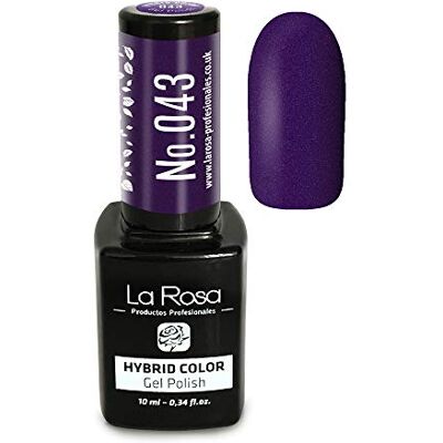 La Rosa UV LED Hybrid Gel Nagellak Nr. 043 - Nagellak La Rosa UV LED Hybrid Gel Nagellak Nr. 043 - Nagellak