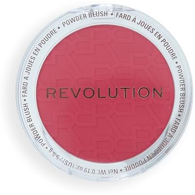 Revolution Beauty London Revolution Blusher Reloaded, Airbrush-Effect, Opbouwbare Blush, Zachte Matte Finish, Vegan & Dierproefvrij, Vibe Check Mauve, 7.5g Revolution Beauty London Revolution Blusher Reloaded, Airbrush-Effect, Opbouwbare Blush, Zachte Matte Finish, Vegan & Dierproefvrij, Vibe Check Mauve, 7.5g