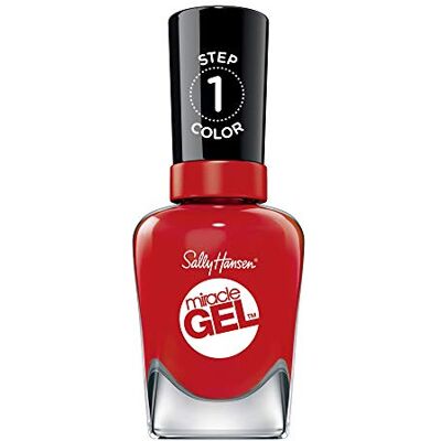 Sally Hansen Miracle Gel nagellak Red Between The Lines, splintervrij, houdt tot 8 dagen Sally Hansen Miracle Gel nagellak Red Between The Lines, splintervrij, houdt tot 8 dagen