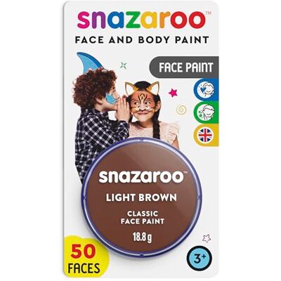Snazaroo Lichtbruin Gezichtsschmink - Feest Make-up Snazaroo Lichtbruin Gezichtsschmink - Feest Make-up