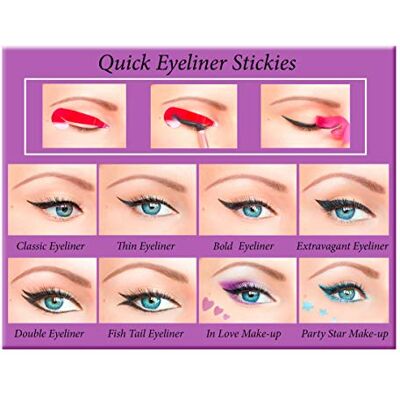 Quick Eyeliner Stickies Complete make-upset, 80 stuks DE3, 50 g Quick Eyeliner Stickies Complete make-upset, 80 stuks DE3, 50 g