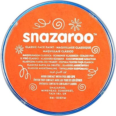 Snazaroo Gezichtsverf - Oranje - 18ml Snazaroo Gezichtsverf - Oranje - 18ml