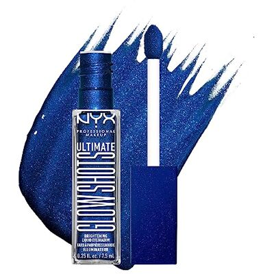 NYX PROFESSIONAL MAKEUP NYX Ultimate Glow Shots Blueberry Bank Vloeibare oogschaduw geeft een glanzend effect, in Blueberry Bank NYX PROFESSIONAL MAKEUP NYX Ultimate Glow Shots Blueberry Bank Vloeibare oogschaduw geeft een glanzend effect, in Blueberry Bank