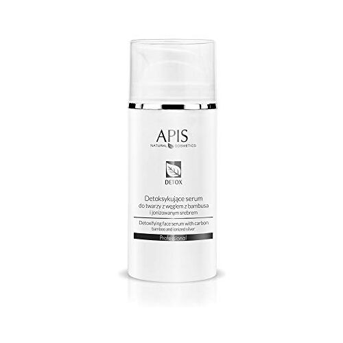 bipin APIS Detox ontgiftend serum met bamboekool en geïoniseerd zilver, gezichtsverzorging, detox en ontgifting, 100 ml