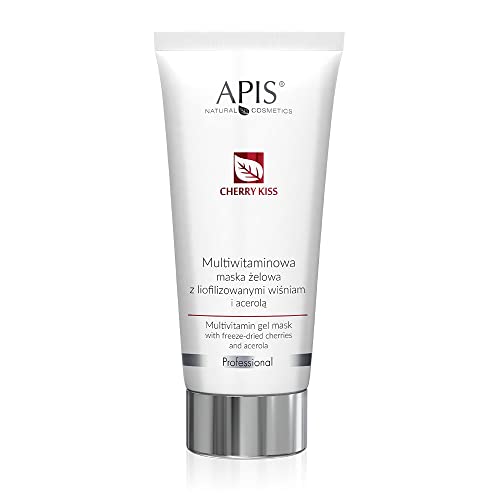 bipin Apis Professioneel Cherry Kiss Multivitamine Gel Masker met gevriesdroogd Kersen en Acerola 200ml