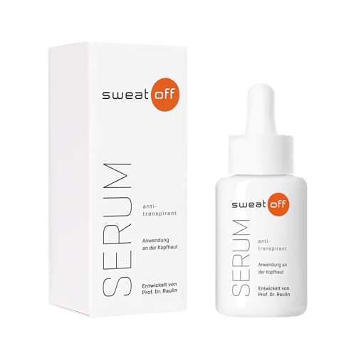 SWEAT-OFF Antitranspirant serum 30 ml tegen zweten, serum tegen hoofdzweten, anti-transpirant tegen zweet op het hoofd